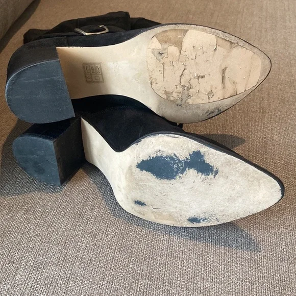 Free People black suede boots - Picture 6 of 7